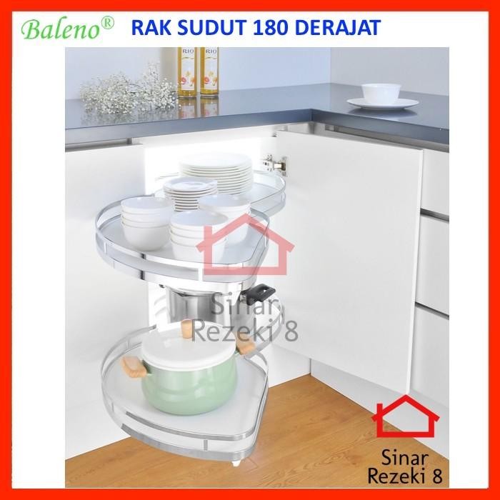 Rak Dapur Baleno Sudut 180 Derajat Putar Serbaguna Panci Wajan
