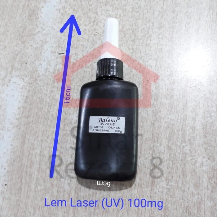 Lem Uv Glue Laser Kaca Tatakan Besi Pen Iklan Paku 100G