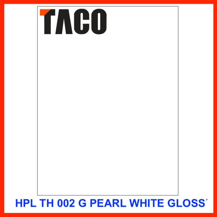 Hpl Taco Th 002 G Pearl White Gloss / Putih Glossy Kilap