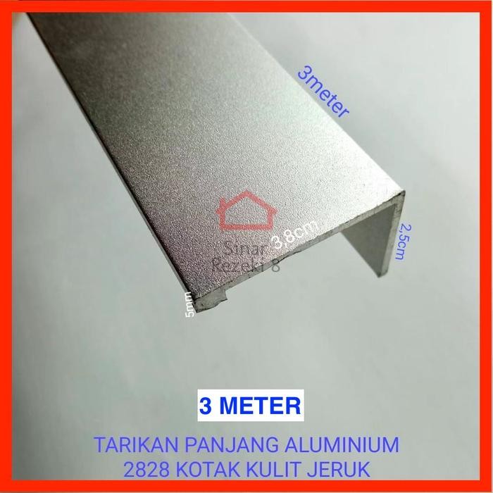 Handle Tarikan 2828 Profil Aluminium Laci Pintu Lemari Minimalis Lis
