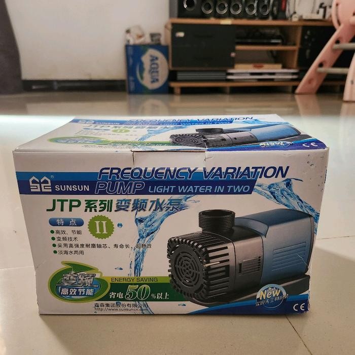 Sunsun Jtp 9000 Lph Original Pompa Kolam Ikan Otomatis Low Watt