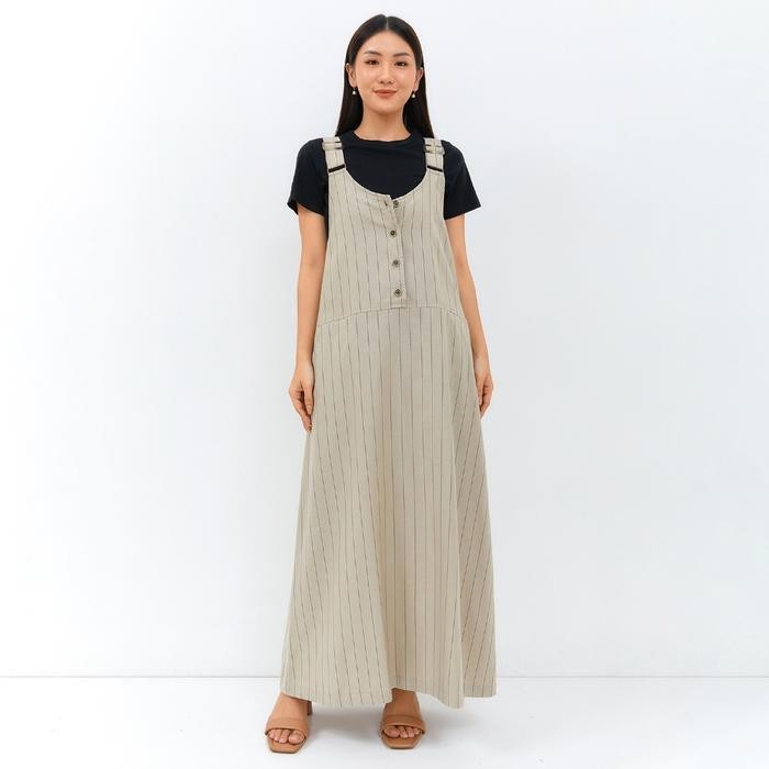 C2 Trebic Khaki Overall Wanita