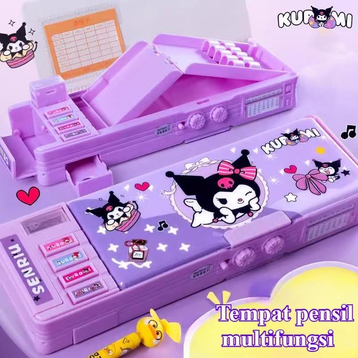 

Tempat Pensil Multifungsi Yang Lucu Dengan Rautan Pensil Yang Lucu - Tempat Pensil Siswa Sekolah