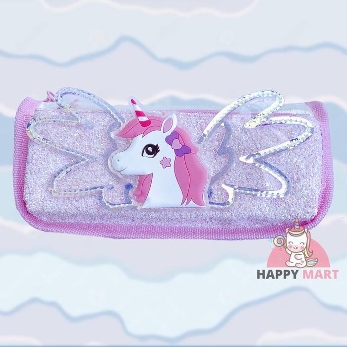 

Kotak Pensil Unicorn Glitter Holo Wings