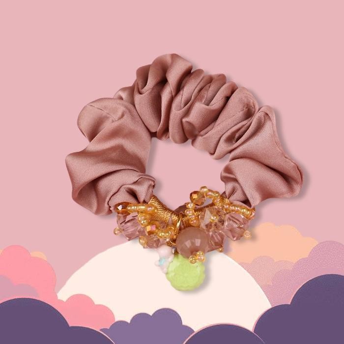 JT Celestial Green Tea Mooncake Scrunchie