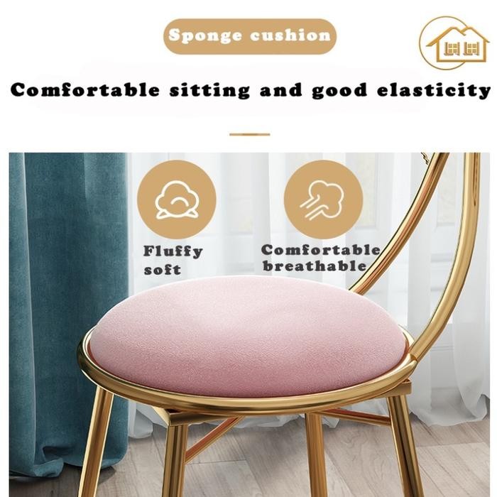 Etife Kursi Rias Minimalis Kursi Kosmetik Kursi Meja Rias Kamar Tidur Stok Terbatas