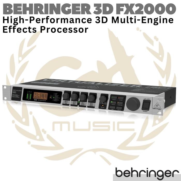 BEHRINGER VIRTUALIZER 3D FX2000 Multi Engine Effects Efek Vocal