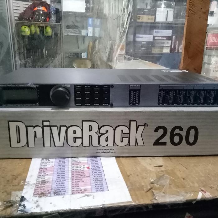Management dbx 260/ Driverack dbx 260/Speaker management DBX Original