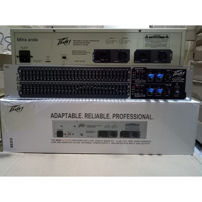 Equalizer peavey PV231 equalizer peavey pv231 2x31 band