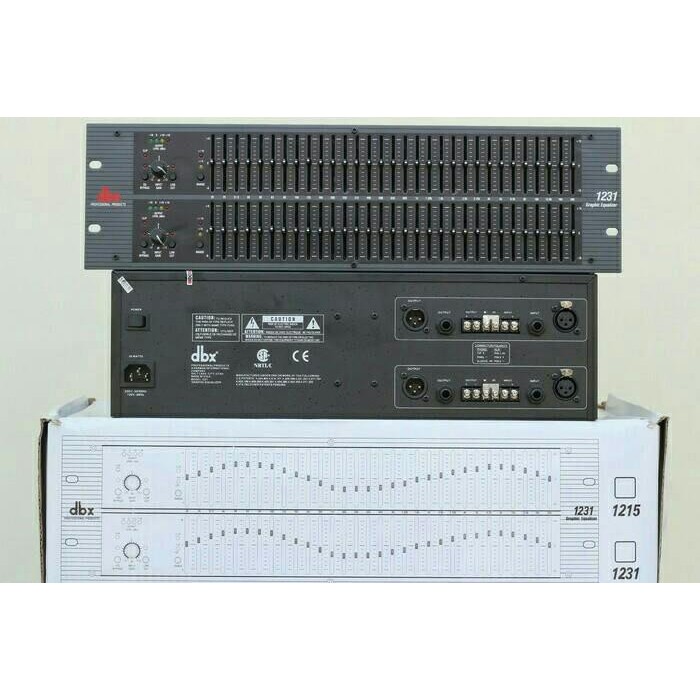 equalizer / equaliser dbx 1231 / dbx-1231