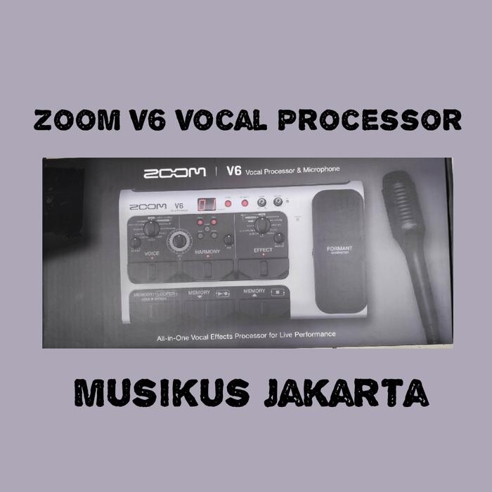 Zoom Efek vocal V6 / Zoom V6 Vocal Processor / Zoom V6 Efek Vocal