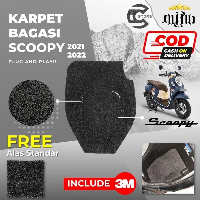 PREMIUM Karpet Bagasi Scoopy 2021 2022 / Karpet Mie Scoopy 2021 2022