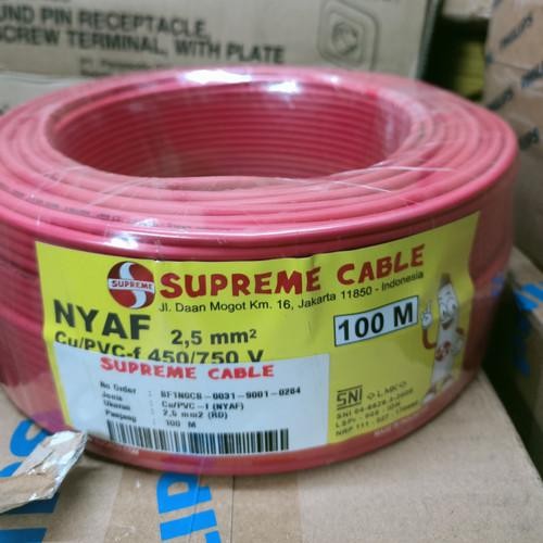 SUPREME - NYAF 1 X 2.5 X 100 METER (MERAH)