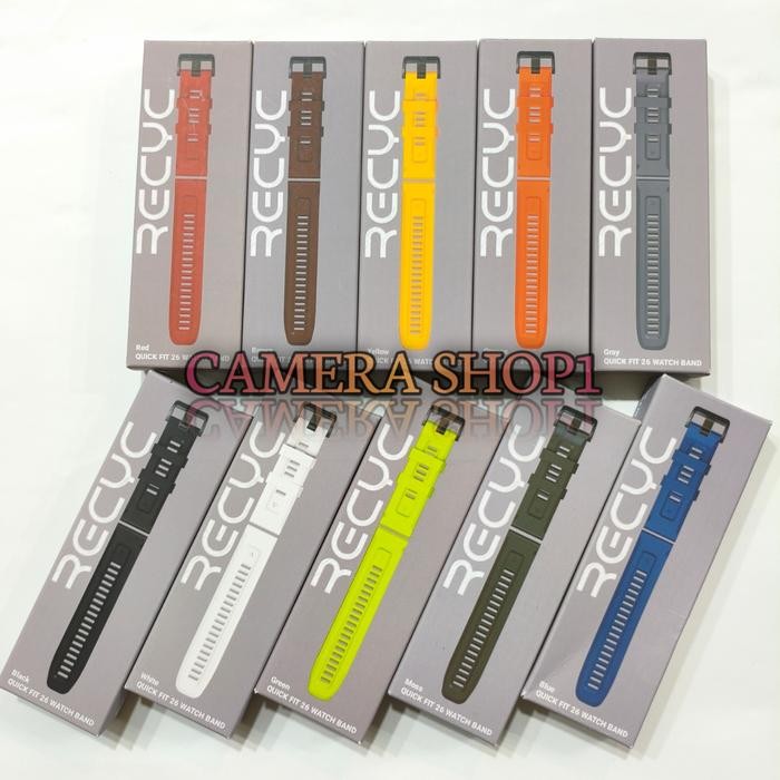 RECYC QUICK FIT 26 MM Watch Band for Smartwatch Garmin / quickfit 26mm