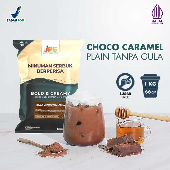 

Tersedia Bubuk Minuman Choco Caramel Plain 1kg JPS - Minuman Bubuk Tanpa Gula Shopee