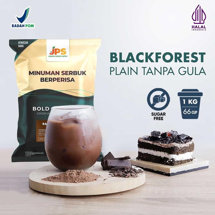 

Tersedia Bubuk Minuman Blackforest Powder JPS 1 Kg - Tanpa Gula
