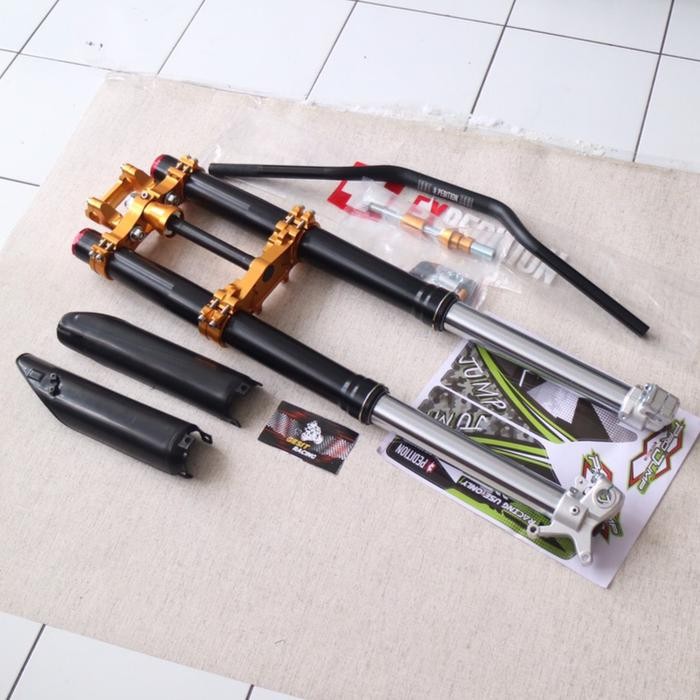 Upside Down Kawasaki KLX 150 Expedition Jump Shock depan KLX Black