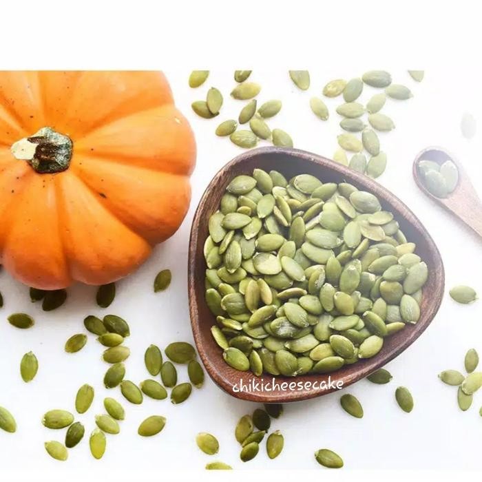 

DISKON ORGANIC PUMPKIN SEED RAW MPASI BIJI LABU ORGANIK PEPITA SEEDS 500 GRAM READY STOCK