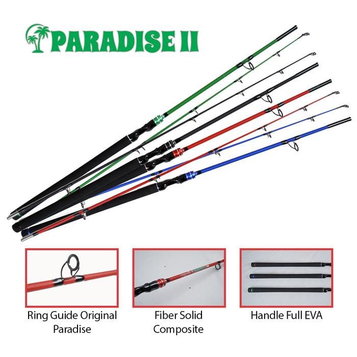 Joran Spinning Tornado Paradise II Fiber Solid Terkuat