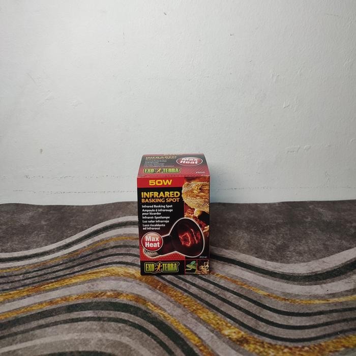 LAMPU INFRARED REPTIL PEMANAS 50 WATT EXOTERRA LAMPU INFRARED KURA