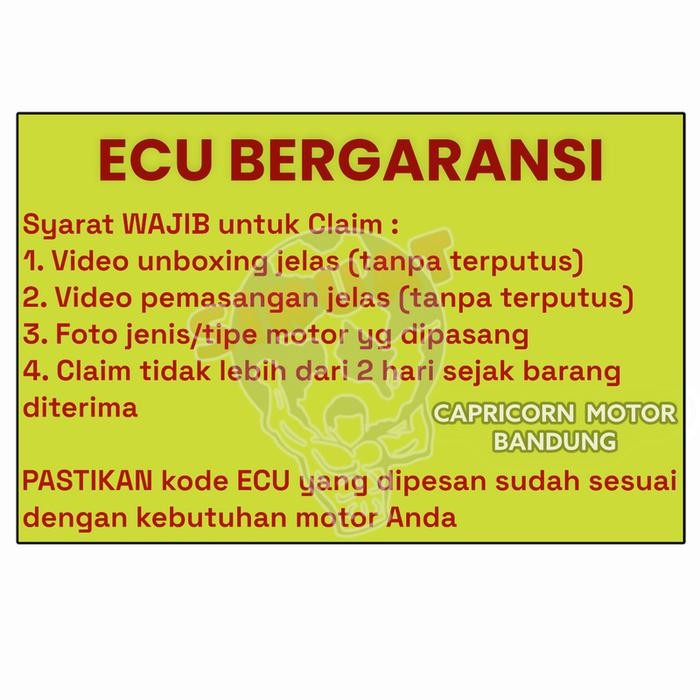 ECU VIXION NEW 2012 1PA ECM CDI SIKUAT