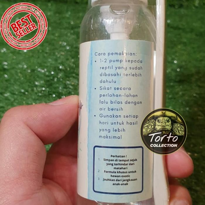 SABUN REPTILE 100ML TORTO SULCATA ALDABRA ALBINO