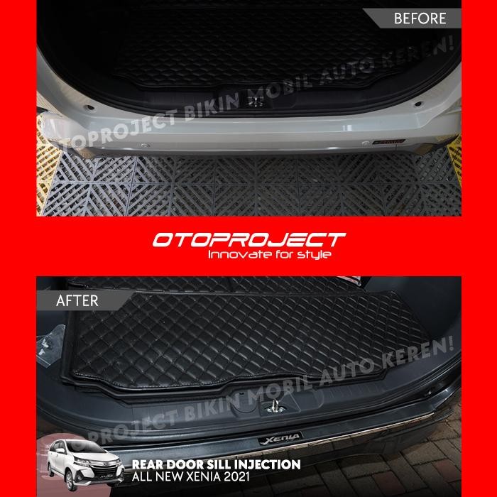 Terbaik Otoproject - Rear Door Sill A.N Xenia 2022 Injection Pelindung Pintu Bagasi Xenia 2022