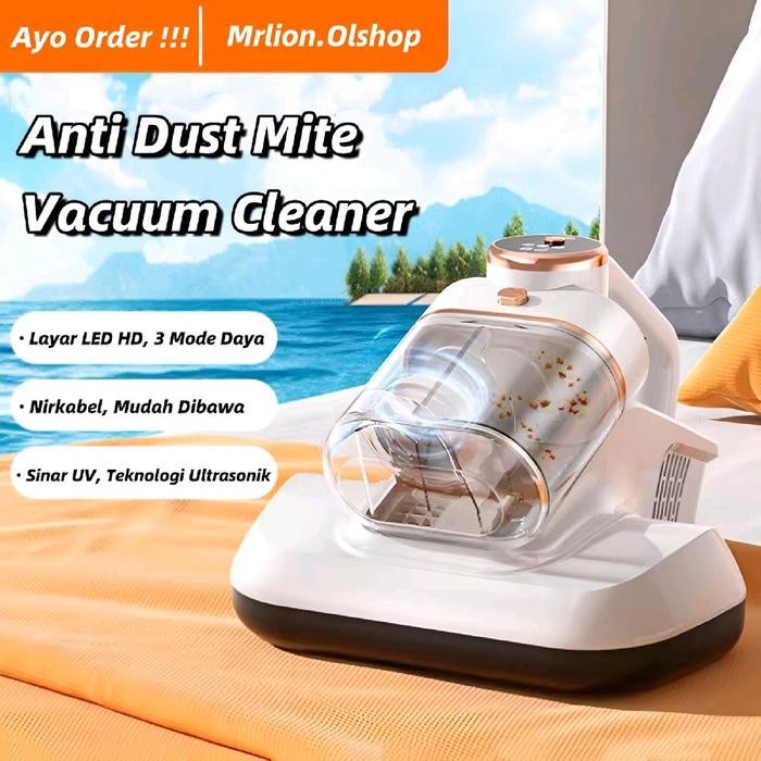 Dust Mite Vacuum Cleaner 25K Pa Uv Basmi Tungau Cepat Kasur Sofa Anti Alergi / Vacuum Cleaner Uv