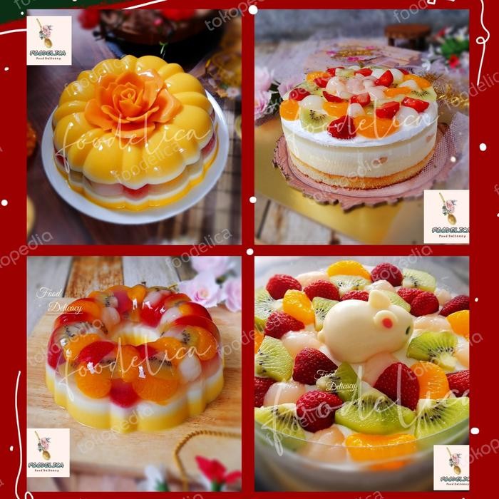 

Puding buah segar Fruit pudding hampers