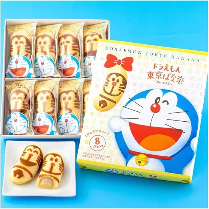 

TOKYO BANANA DORAEMON original ISI 8 JEPANG IMPORT SNACK JAPAN