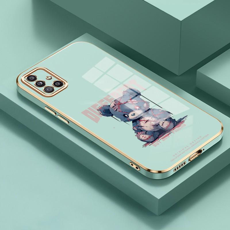 Casing Untuk Samsung Galaxy A51 M40s Case Casing Boneka beruang yang rusak silikon tahan HP Softcase