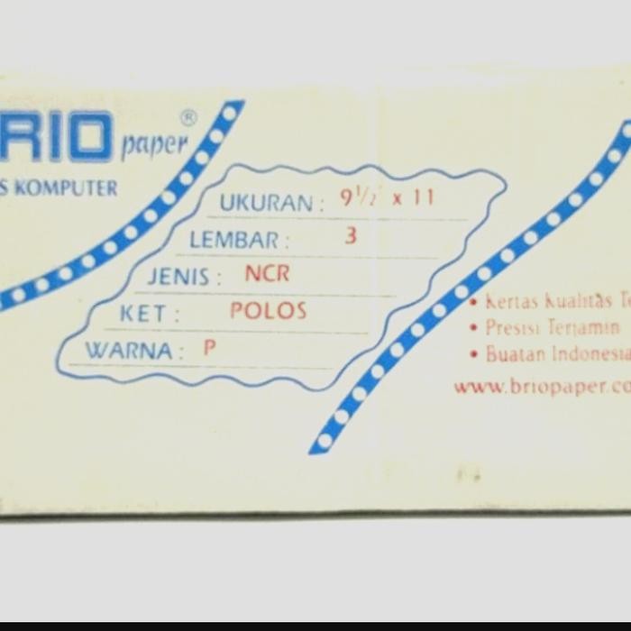 

Kertas Printer K3:9,5 X 11 . Brio