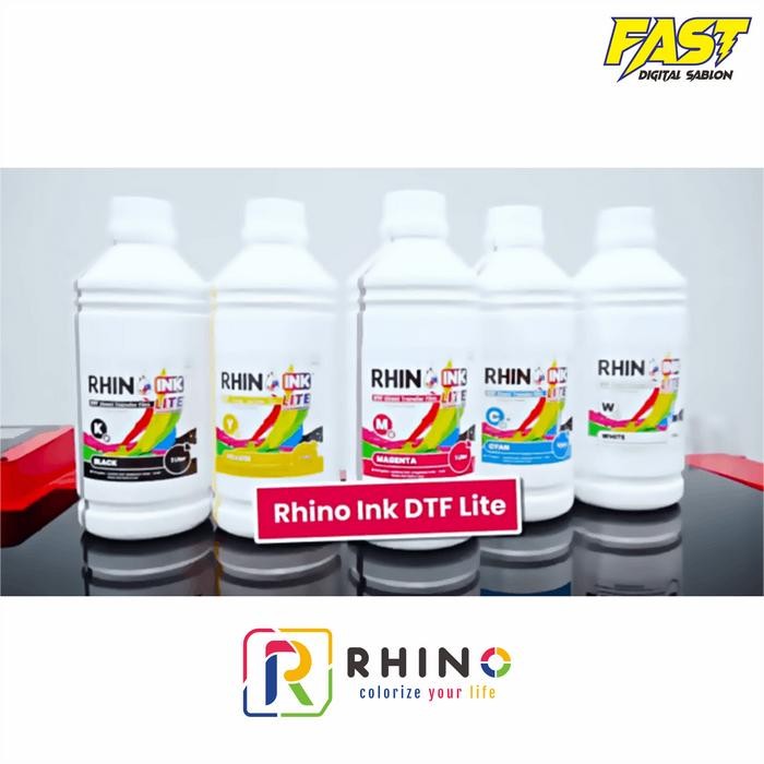 

Tinta Dtf Rhino Lite 1 Liter (Cmykw)
