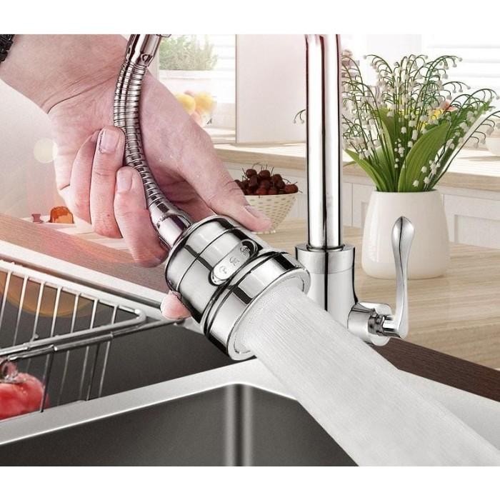 Kepala Kran Sambungan Keran Cuci Piring Sambungan Keran Air Putar 360