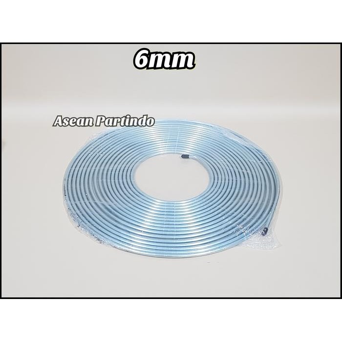 Pipa Rem - Pipa Solar - Pipa Oli Aluminium - 6 Mm - 15 Meter