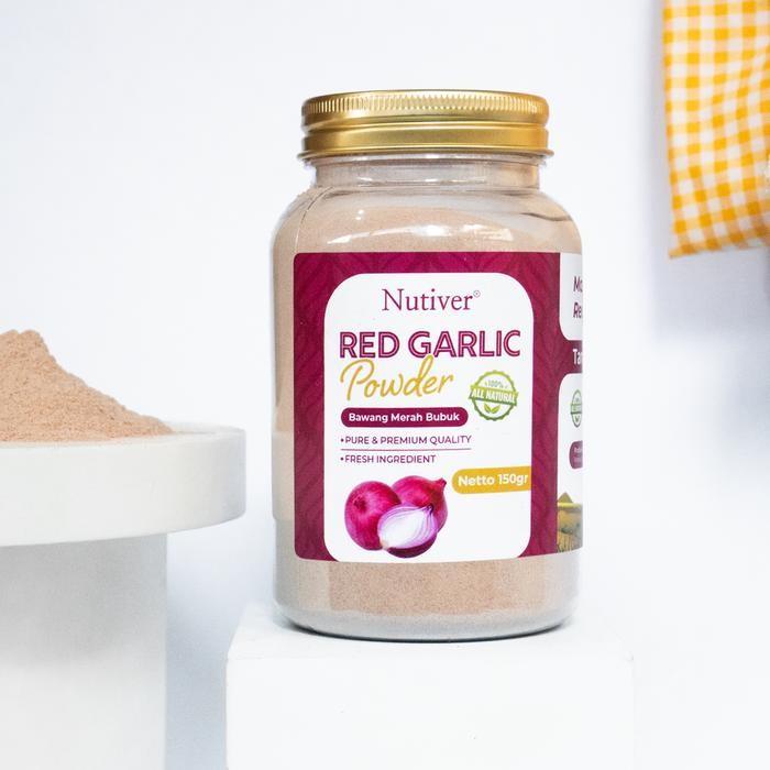 

NUTIVER RED GARLIC POWDER BUMBU BAWANG MERAH BUBUK RED ONION SHALLOT