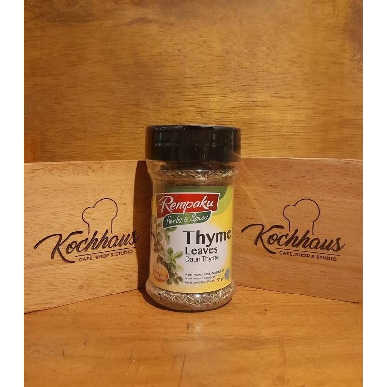 

Rempaku Thyme Leaves Daun Thyme 27gr halal pure & natural