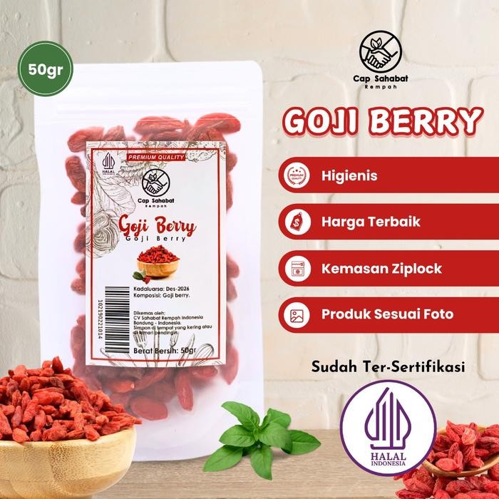 

50gr Goji Berry / Dried Goji Berry / Rempah / JSR 100% PREMIUM