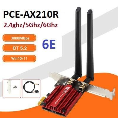 INTEL WIFI 6E AX210 PCI EXPRESS PCIE PCI-E DUAL BAND AC AX 6 AX200