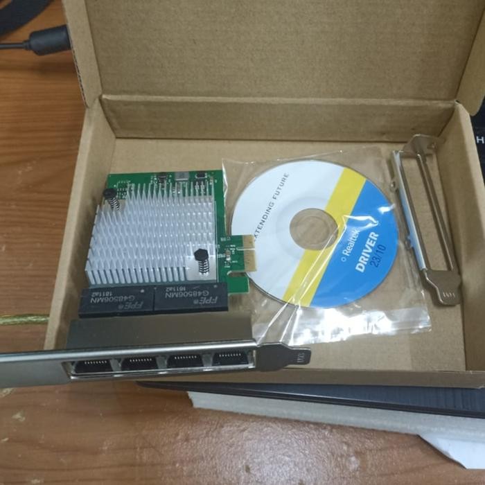 ETHERNET LAN CARD PCI EXPRESS 4PORT GIGABIT