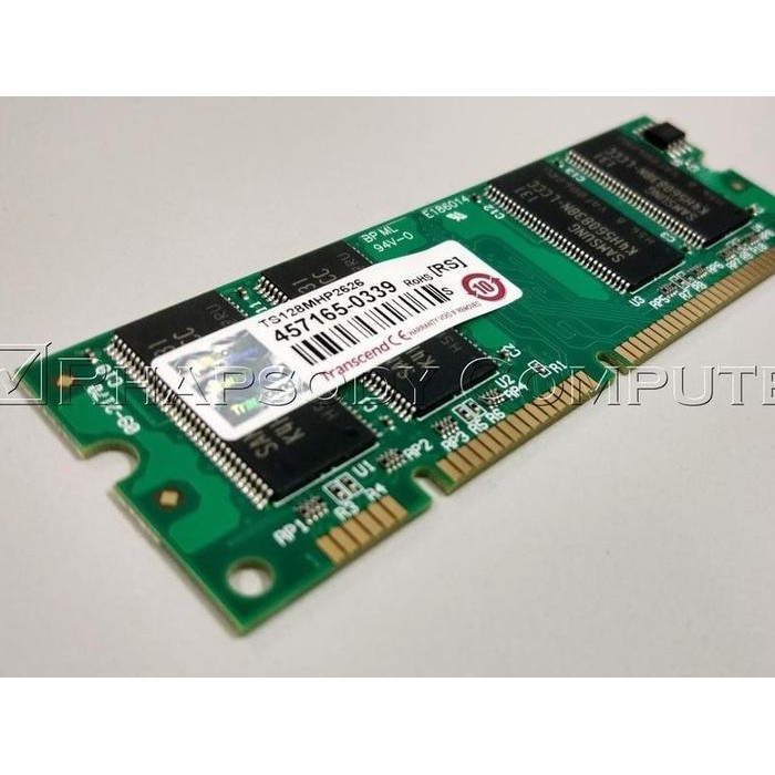 TRANSCEND MEMORY DDR 266MHZ DIMM 100-PIN 128 MB FOR HP PRINTER