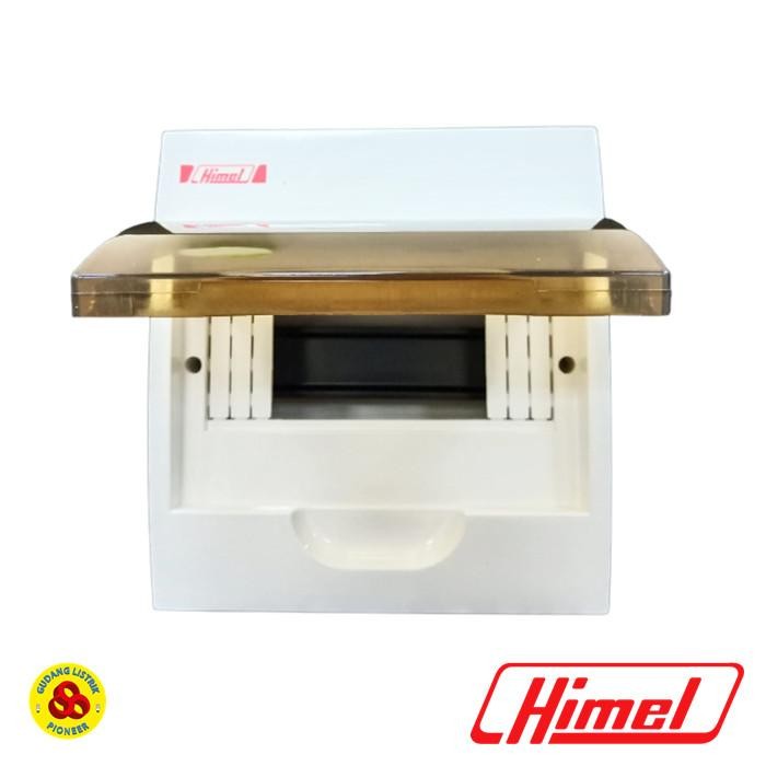 HIMEL BOX MCB 8 GROUP TEMPEL OUTBOW TUTUP TRANSPARANT BOX MCB 8GRUP