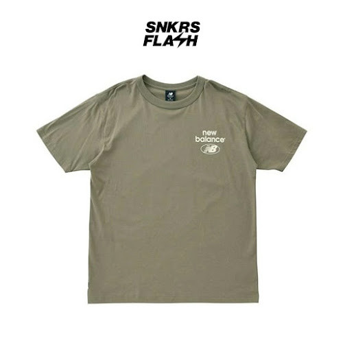 NEW BALANCE Tshirt Essentials Reimagined Covert Green Baju Lengan Pendek Pria - MT31518C