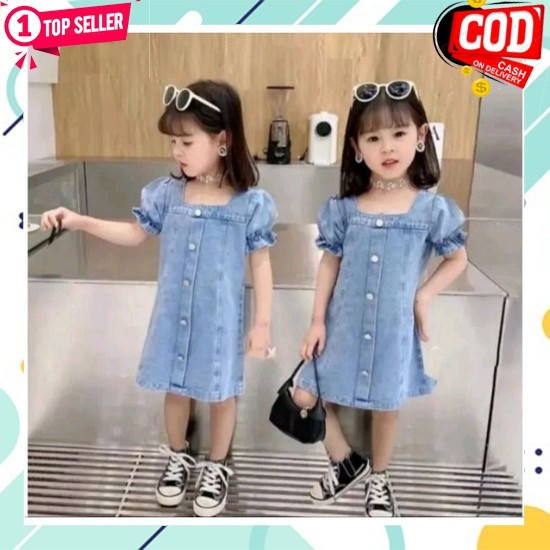 Dress Anak Perempuan 3 4 Tahun 2 Umur 1 Lucu 6 7 Cewek 5 9 12 Thn 8 Pakaian Anakanak Drres Tunik Bal