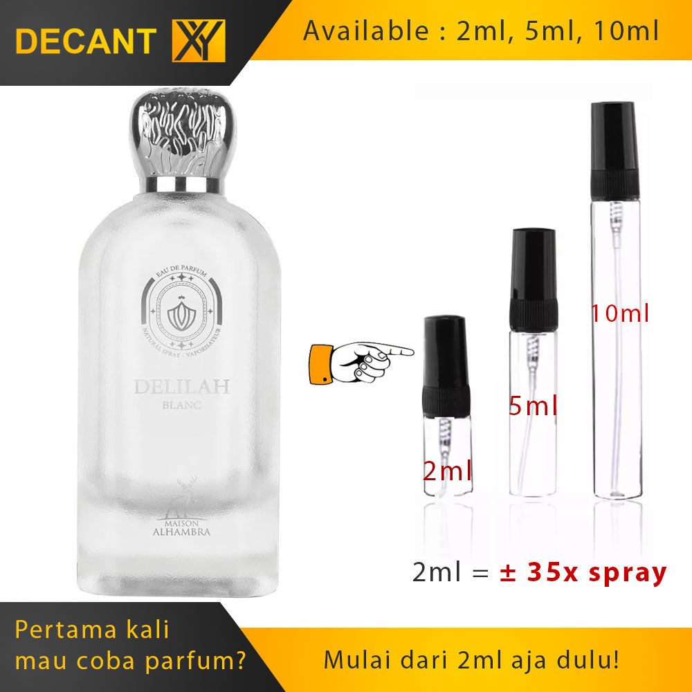 Decant Parfum Maison Alhambra Delilah Blanc 2ml 5ml 10ml