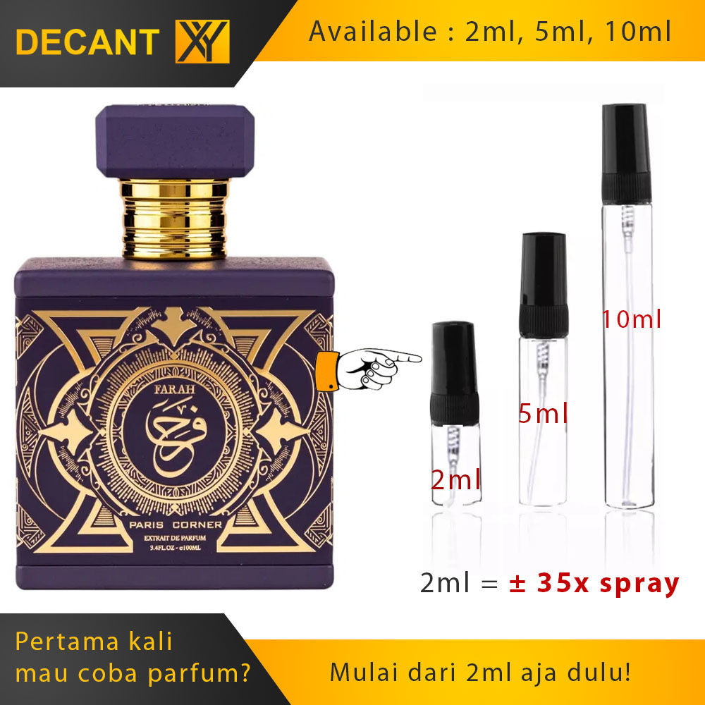 Decant Parfum Paris Corner Farah 2ml 5ml 10ml