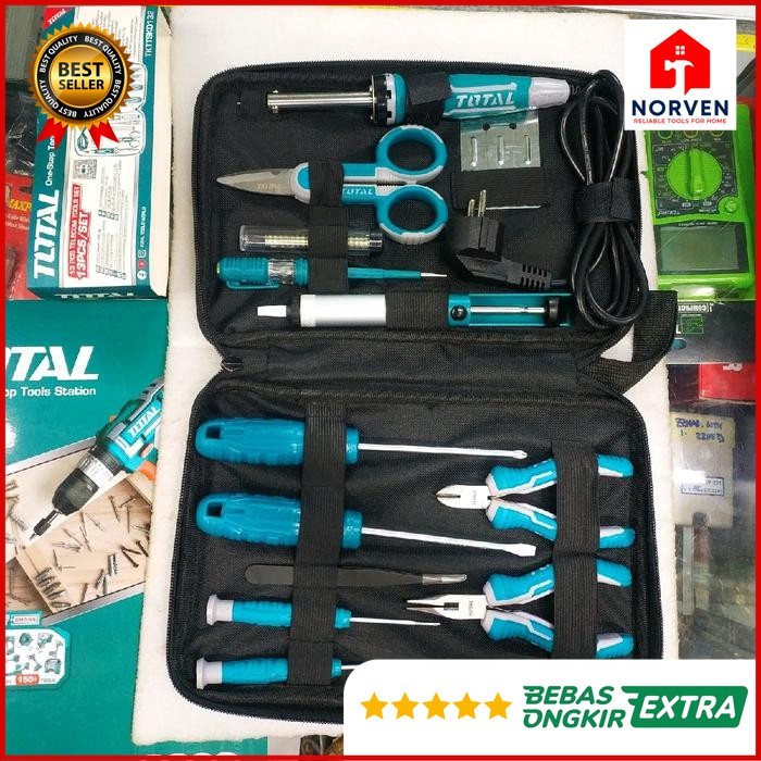 TOTAL 13 PCS TELECOM TOOL SET - Tool kit electronic