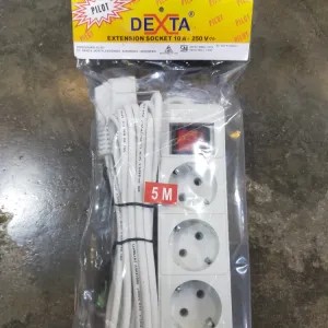 cok sambung dexta 3 lubang 5meter
