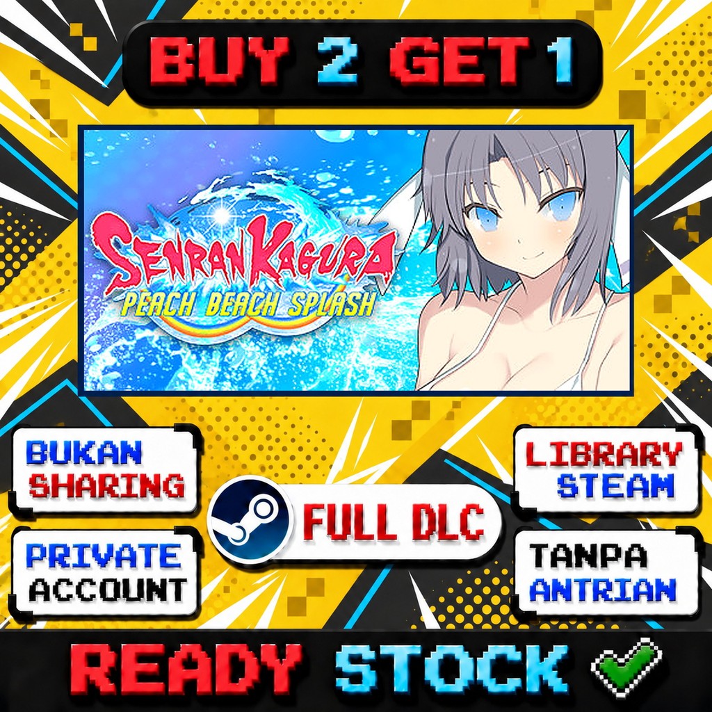 SENRAN KAGURA Peach Beach Splash Private Steam Promo Beli 2 Gratis 1