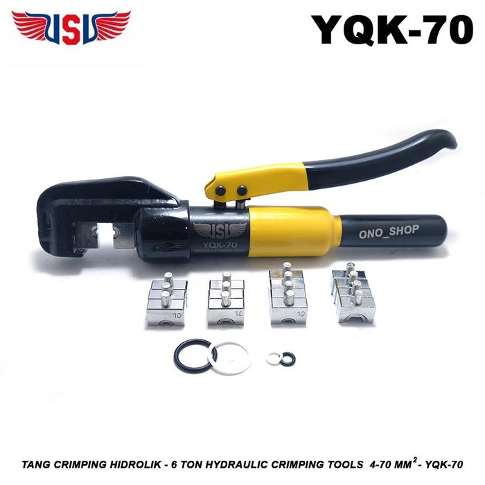 Tang Crimping Hidrolik - 6 Ton Hydraulic Crimping 4-70 mm - YQK-70
